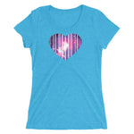 GALAXY HEART Women's Short Sleeve T-Shirt - Size S-XL - 7 Colors