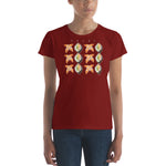 SUSHI LOVE XOXO Women's Classic Fit Short Sleeve T-Shirt - Size S-XL - 10 Colors
