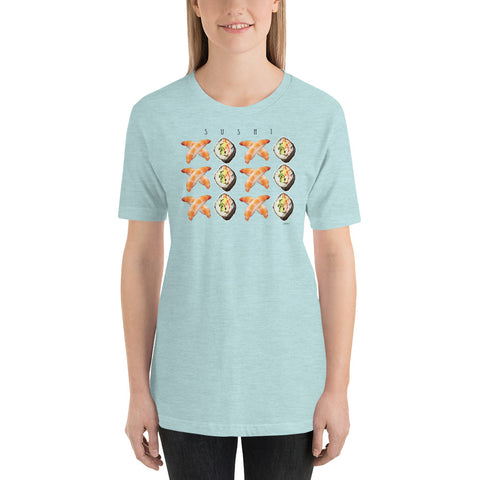 SUSHI LOVE XOXO Unisex Short-Sleeve T-Shirt - Size S-XL - 7 Colors