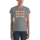 SUSHI LOVE XOXO Women's Classic Fit Short Sleeve T-Shirt - Size S-XL - 10 Colors