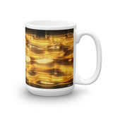 LIQUID GOLD Double-Sided Coffee Mug Tea Cup 11oz & 15oz