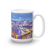 LONDON EYE Double-Sided Coffee Mug Tea Cup 11oz & 15oz