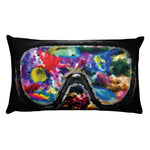 CORAL REEF Reversible Decorative Throw Pillow 20"x12"