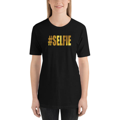 GOLDEN #SELFIE Unisex Short-Sleeve T-Shirt - Size XS-XL - 10 Color