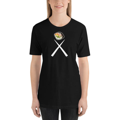 CHOPSTICK SUSHI Unisex Short-Sleeve T-Shirt - Size S-XL - 10 Colors