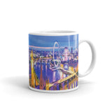 LONDON EYE Double-Sided Coffee Mug Tea Cup 11oz & 15oz