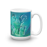 ELEPHANTS Double-Sided Coffee Mug Tea Cup 11oz & 15oz