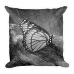 BUTTERFLY - Reversible Decorative Throw Pillow 18"