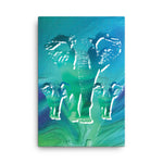 ELEPHANTS Painting Canvas Print 12x16 to 24x36