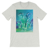 NORTHERN LIGHTS ELEPHANTS Unisex Short-Sleeve  T-Shirt - S-XL - 13 Colors