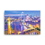 LONDON EYE Painting Canvas Print 16x12 to 36x24