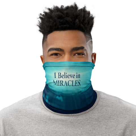 I BELIEVE IN MIRACLES - OCEAN Face Cover - Unisex - 1 Size - 1 Color
