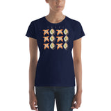 SUSHI LOVE XOXO Women's Classic Fit Short Sleeve T-Shirt - Size S-XL - 10 Colors