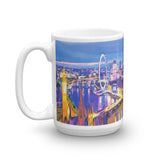 LONDON EYE Double-Sided Coffee Mug Tea Cup 11oz & 15oz