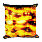 LIQUID GOLD Reversible Decorative Throw Pillow 18"