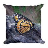 BUTTERFLY - Reversible Decorative Throw Pillow 18"