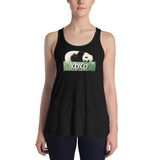 LOVE PANDA XOXO Women’s  Flowy Racerback Tank - Size XS-XL - 3 Colors