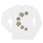 FALL LEAVES Unisex Long Sleeve T-Shirt - Size S-XL - 2 Colors