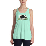 LOVE PANDA XOXO Women’s  Flowy Racerback Tank - Size XS-XL - 3 Colors